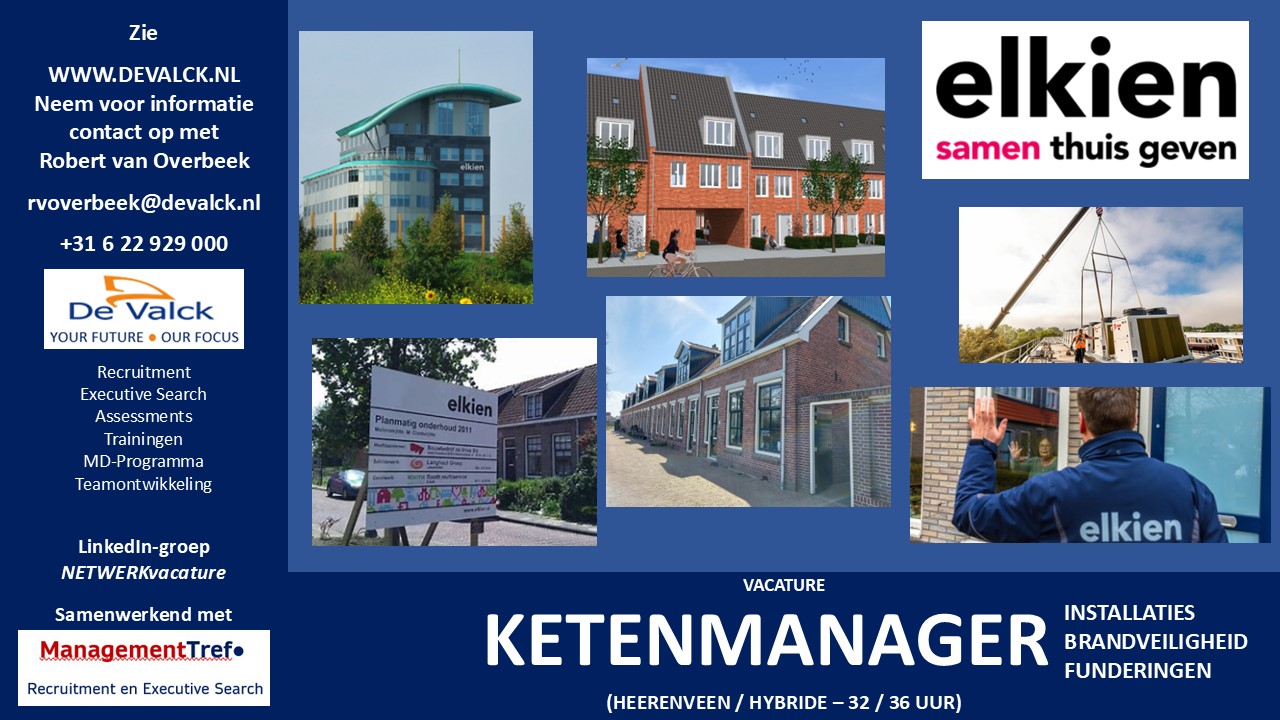 Vacature Ketenmanager 032025